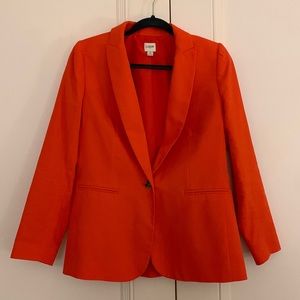 Jcrew orange blazer